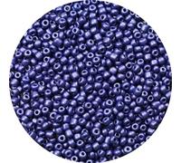 Bala&Fillic Perles de Rocaille 4mm Bleu Marine Couleur 1200pcs/100Grammes, Perles de Verre 6/0 Pour la Fabrication de Bracelets et de Colliers (Bleu Marine)