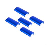 Bala Lot de 5 protections de bord avec clip de poids en polyuréthane thermoplastique - 45 x 18 mm - Pour pagaies de 16 mm d'épaisseur - Absorption des chocs et des rayures - Bleu