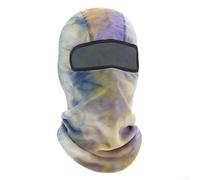 Balac Masque de ski léger pour cyclisme, protection UV, coupe-vent, capuche intégrale unisexe (jaune clair)