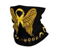 Balaclava Aile De Ruban De Sensibilisation À L'Enfance Écharpe Unique Couvre-Chef UV Résistant Cache Cou pour Adulte Jogging Randonnée 25X50CM