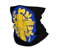 Balaclava Armoiries De La France Drapeau De La République Française Décoration Faciale Multi-Usage Cache Cou Anti-UV Couvre-Chef pour Randonnée Cyclisme Adulte 25X50CM