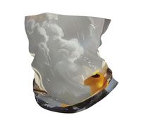 Balaclava Canard en Caoutchouc Jaune, Bateau Pirate, Nautique, Drôle Écharpe Respirant Couvre-Chef Multifonction Décoration Faciale pour Randonnée Extérieur Cyclisme