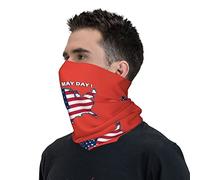 Balaclava Drapeau Américain du 1Er Mai Écharpe Respirant Décoration Faciale Multifonction Couvre-Chef pour Cyclisme Extérieur Randonnée