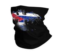 Balaclava Drapeau De Cuba Drapeau D'Amérique Centrale Eagle Anti-UV Chapeaux Demi-Visage Élastique Écharpe Tube pour Vélo Cyclisme Jogging
