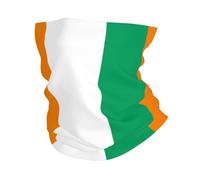 Balaclava Drapeau De La Côte D'Ivoire Écharpe Multifonction Couvre-Chef Respirant Cache Cou pour Course À Pied Cyclisme Homme Femme 25X50CM