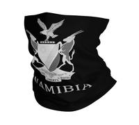 Balaclava Namibie Logo du Drapeau Namibien Écharpe Antidérapant Couvre-Chef Durable Cache Cou pour Adulte Cyclisme Randonnée 25X50Cm