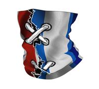 Balaclava Nicaragua Les Nicaraguayens Et Le Costa Rica Se Combinent pour Former Un Drapeau Ondulé Écharpe Respirant Couvre-Chef Antidérapant Cache Cou pour Adulte Cyclisme Randonnée 25X50CM