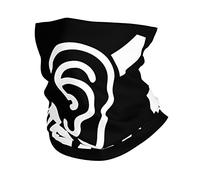 Balaclava Sensibilisation À La Surdité Écharpe Anti-Solaire Couvre-Chef Multifonction Cache Cou pour Course À Pied Homme Femme Randonnée 25X50CM