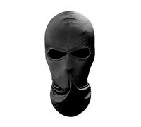 Balaclava Ski Moto Bike Masque Visage Léger Lycraspandex Doux Respirant Polyvalent Coupe-Vent Sports Chapeaux Doublure De Casque - Taille Unisexe Noir