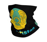 Balaclava Texte De L'Emblème National du Kazakhstan Bande De Cheveux Élastique Bandeau Magique pour Vélo, Moto, Extérieur