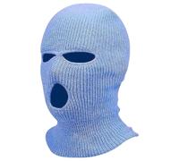 Balaclava tricot 3 ouvertures (bleu)