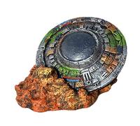 Balacoo 1 Pc aménagement paysager de Soucoupe Volante d'aquarium réservoirs décor d'aquarium Décoration Aquarium bureautique Accessoires aquariums décor Vintage Ornement d'aquarium Rocher