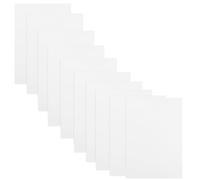 Balacoo 10 Feuilles de Carton Plume Blanc en Écume A4 pour Loisirs Créatifs, Peinture et Bricolage, Favorisant L'imagination Dextérité Manuelle