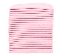 Balacoo 100 Coussins Jetables pour Pipi de Lapin et Petits Animaux en Tissu Non Tissé Imperméable et Anti-Rides, Alèses Absorbantes pour Cage, Pack de 100 Pièces Rose