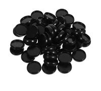 Balacoo 100 Pièces Disques de Reliure pour Album Photo Petits Disques de Reliure Plastique Noir Protection des Photos Voyage et Anniversaire