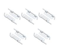 Balacoo 10pièces Loquet à Bâillon de Porte de Grange Verrou à Ressort Acier Inoxydable Serrure de Sécurité Automatique pour Portes Extérieures Armoires et Cabines Industrielles
