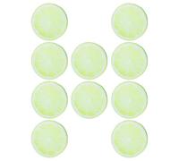 Balacoo 10pièces Lot de Marque-pages Acryliques Tranches de Lime Accessoire Transparent et Léger Marque-page Fruit Réaliste Cadeau Mignon pour Étudiants et Amateurs de Lecture