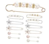 Balacoo 12 pièces Broches de Sécurité pour Vêtements Femme Épingles Pudeur pour Pull Pantalon Jupe et Châle Accessoire Mode Polyvalent