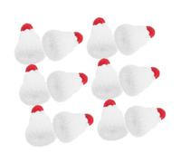 Balacoo 12 pièces Mini Bonnets Tricotés Laine Douce pour DIY Chapeaux de Poupée Décoratifs Accessoires Artisanaux de Noël pour Ornements et Créations Festives