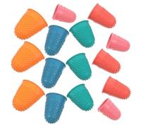 Balacoo 15 pièces Caoutchouc Souple Manchons Ergonomiques pour Couture Comptage Collage à Chaud et Réutilisables et Confortables Protection pour Doigts