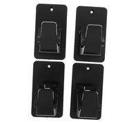 Balacoo 2 Paires Clips Tringle Rideaux Adhésifs sans Résidu Supports Crochets Fixation Tringle Rideaux pour et Portants Vêtements Retenue Flexible et Facile à Retirer