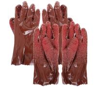 Balacoo 2 Paires Moufles de Travail Pvc Antidérapants de Serpent,
