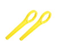 Balacoo 2 pièces Clé pour Bouchon de Seau Plastique Lot de Ouvre Couvercle Robuste pour Fûts et Seaux Facile à Utiliser et Compact