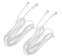 Balacoo 2 Pièces Convertisseur 4 Cœurs Rj11 vers Rj45 Ethernet Téléphone