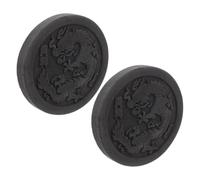 Balacoo 2 Pièces Kit de Moules à Frotter pour Mini Tuiles en Brique Noire, Léger et Adapté la Restauration de Motifs, Pratique Familiale et Scolaire