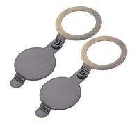 Balacoo 2 pièces Protection de Porte Couvre Œil de Porte Rouille Cache Œil pour Entrée Appartement Protection Regards Accessoire Sécurité