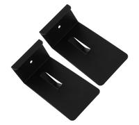 Balacoo 2 Pièces Support de Boîte à Serrure pour Porte D'entrée Support de Crochet de Porte Fer Noir Résistant à L'usure Organisation des Clés pour Boîte de Sécurité et Lockbox Usage