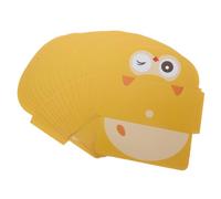 Balacoo 20 Pièces Carte de Vœux Chouette Jaune, Mignonne et Enveloppes | Papier, Espace D’écriture Généreux, Format Portable, pour Échanges de Présents et Pendaison de Crémaillère