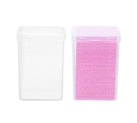 Balacoo 200pcs Cotton Wipes For Removing Eyelash Glue Non-lint Pads For Women Professional Use In Cosmetology School