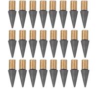 Balacoo 25 Pièces Pointe de Crayon Éternelle sans Encre en Graphite pour Garçon et Filles et Étudiants, Écriture Fluide, pour Étude et Usage Bureau, Recharge Solide