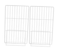 Balacoo 2Pièces Séparateur de Congélateur Fil Métallique Cloisons Réglables pour Rangement Réfrigérateur Organisateur Pratique pour Étagères Facile à Installer