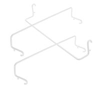 Balacoo 3 Pièces Crochet pour Panneau Perforé, Porte-essuie-tout | Montage sans Perçage, Compatible Panneau Standard, pour Essuie-mains et Organisation la Cuisine