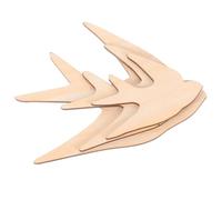 Balacoo 3 Pièces Décor Mural Hirondelle en Bois Beige, Style Nordique