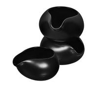 Balacoo 3 pièces Pot It Céramique avec Bec Verseur Antidébordement Style Poignée Ergonomique Chaleur pour Café Sauce et Sirop