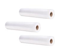 Balacoo 3 Rouleaux de Paquet sous Vide pour Aliments Réutilisables en Pa et Pe, Paquet de Conservation Hermétiques Blancs pour Emballage et Transport Alimentaire