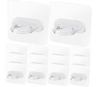 Balacoo 30 pièces Crochets Muraux Adhésifs Multifonctions pour Bouteilles Spray et Accessoires Installation sans Perçage Supports Résistants pour Cuisine et Salle de Bain