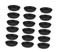 Balacoo 30 pièces Lot de Plateaux Plastique pour Pots Ronds Soucoupes de Fleurs Étanches et Résistantes Au Soleil Protège Sols pour Plantes Dintérieur et Extérieur