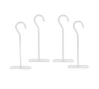 Balacoo 4 Pièces Crochet Suspendre au Plafond pour Plantes Suspendues, Crochet de Plafond pour Plantes Suspendues, Fer, Blanc, Portable, pour Ornements et Jardinières, Murs en Brique,