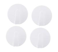 Balacoo 4 pièces Crochets Magnétiques pour Réfrigérateur et Micro Ondes Lot de Crochets Blancs Pratiques pour Rangement Cuisine sans Perçage Support Suspendu Multifonction pour Balconnet
