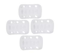 Balacoo 4 pièces Lot de Housses Silicone pour Biberons Protection Antichoc et Antidérapante Couvre Bouteilles pour Accessoires Nursery Sécurisés et Durables