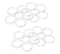 Balacoo 4 Pièces Support pour Bouquet de Fleurs Support de Bouquets 6 Trous Plastique Stable Réutilisable pour Compositions Florales, Décoration Intérieure, Fleuristes