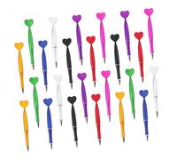 Balacoo 40 pièces Lot de Stylos à Bille Rétractables Forme de Cœur Stylos Noirs pour Prise de Notes à École et Fête Mermaid pour Filles