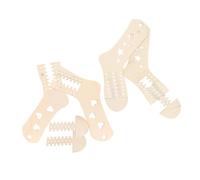 Balacoo 4pièces Kit de Bloque-chats Bois pour Tricot de Chaussettes Formes Durables pour Artisanat DIY Modèles Lisses pour Étirer et Afficher les Chaussettes à Tricoter