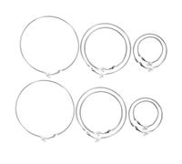 Balacoo 5 paires Boucles Oreilles Exagérées Géométriques Rondes Plaqué Grand Pendants Lot pour et Performances