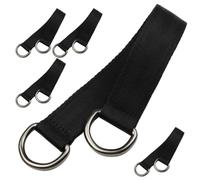 Balacoo 5 Pièces Sangles de Hamac Réglables en Polyester et Acier Inoxydable pour Fauteuil Hamac Suspendu, Fixation Facile et Multipurpose pour Camping et Extérieur