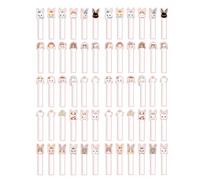 Balacoo 60pièces Marque-pages Lapin Papier Dessinés Main Accessoires de Lecture Cartoon pour Étudiants et Lecteurs Cadeau Pratique pour Amis et Famille